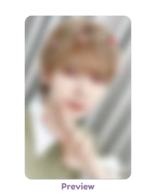 Yeosang Makestar Lucky Draw 1.2 Hair Clip ver. Golden Hour part 5 ATEEZ