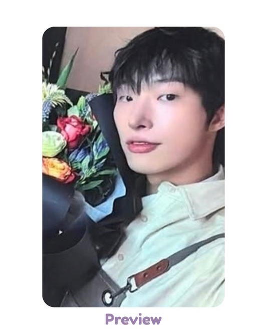 Mingi Fromm 4.0 Flower Cafe ver. Fansign Benefit Golden Hour part 5 ATEEZ