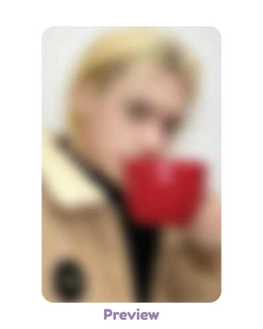 Wooyoung Makestar 6.1 Cozy Coffee ver. USA offline fansign benefit Golden Hour part 5 ATEEZ