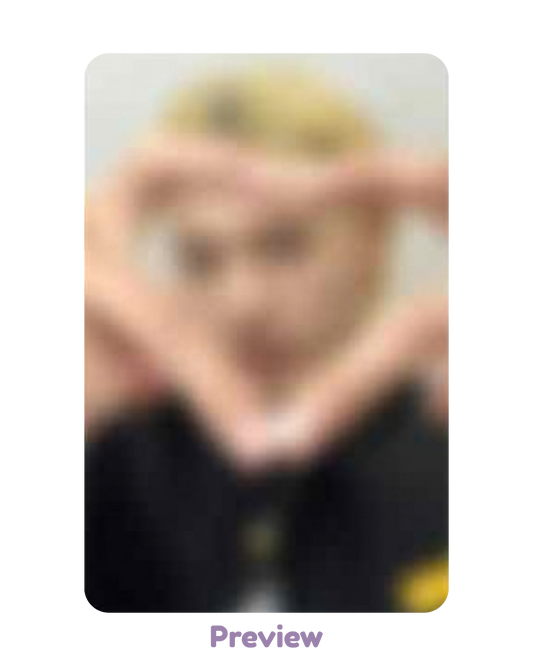 Wooyoung Makestar 6.2 Heart Frame ver. USA online fansign benefit Golden Hour part 5 ATEEZ
