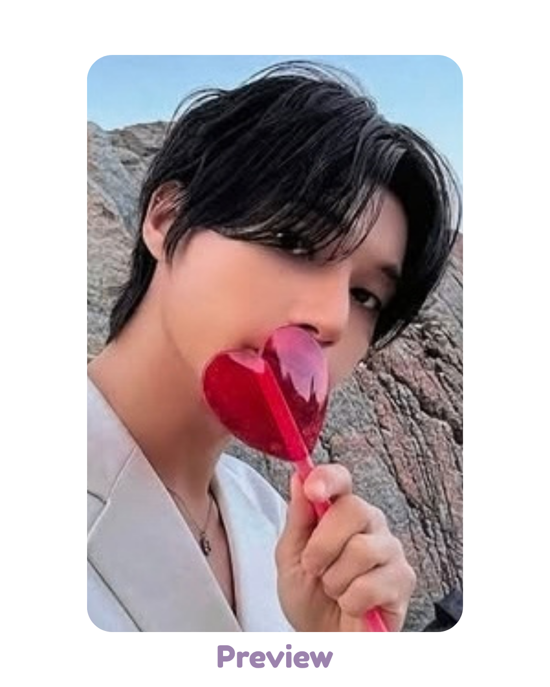 Wooyoung Welcome Kit Photocard ver. Entree Benefit Blue Drift 8th Anniversary Exhibition ATEEZ