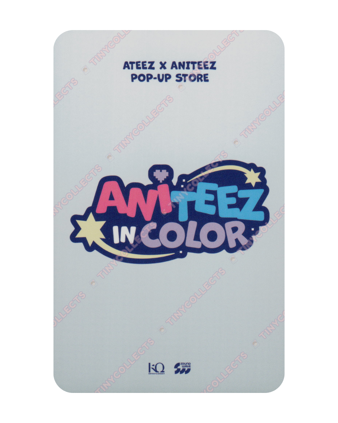 Wooyoung Pop-up Stamp Event Benefit Aniteez in Color ATEEZ