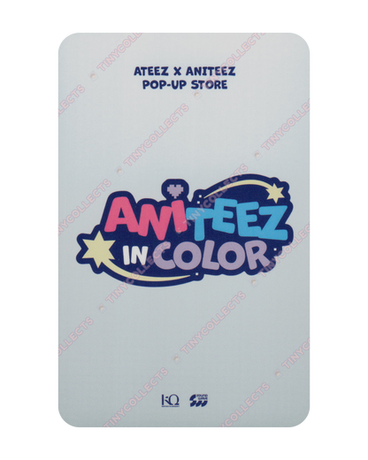 Wooyoung Pop-up Stamp Event Benefit Aniteez in Color ATEEZ