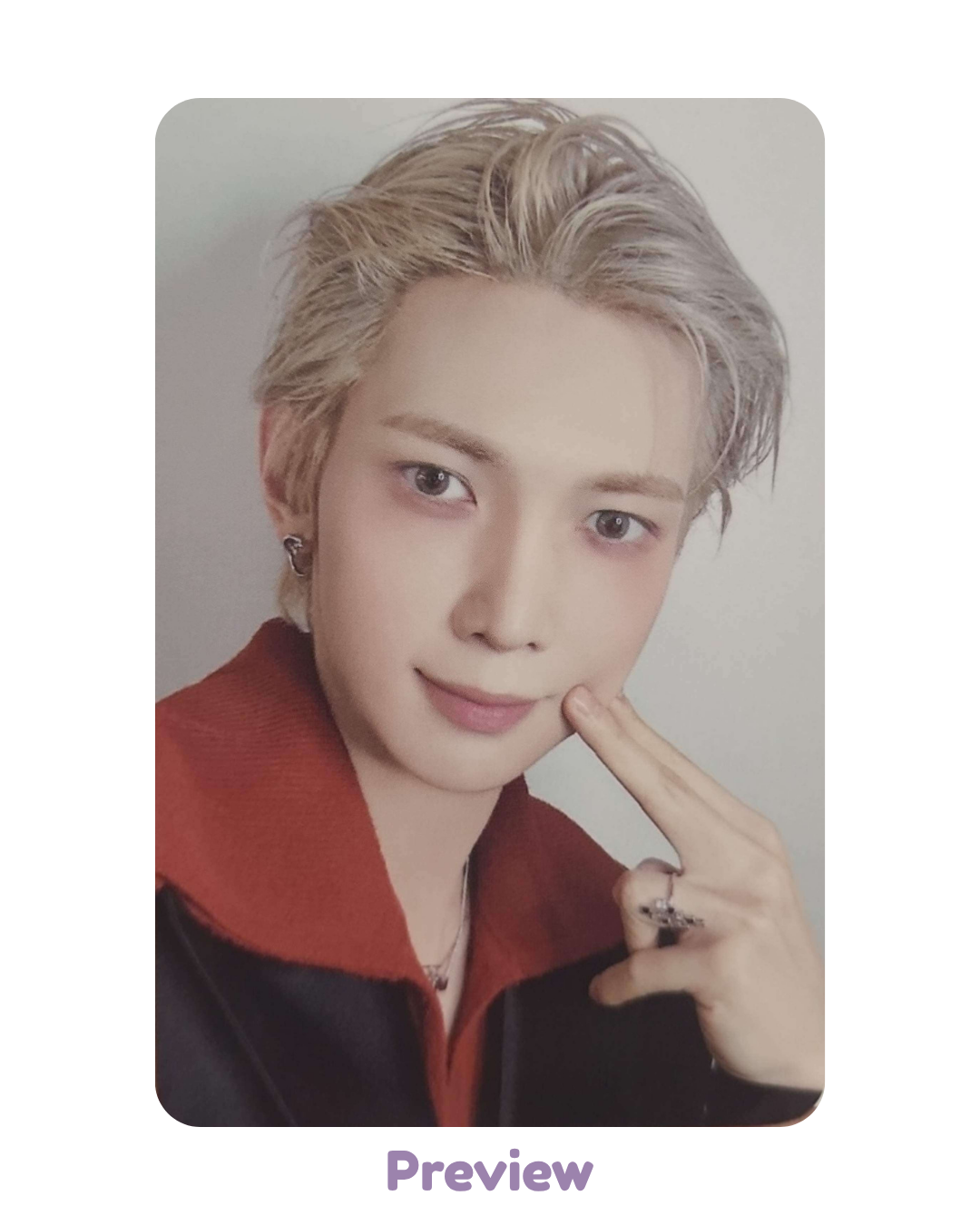 Yeosang Soundwave String Bag incl. Pop-up Golden Hour part 5 ATEEZ