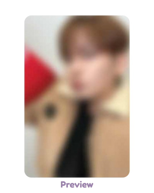 Jongho Makestar 6.1 Cozy Coffee ver. USA offline fansign benefit Golden Hour part 5 ATEEZ