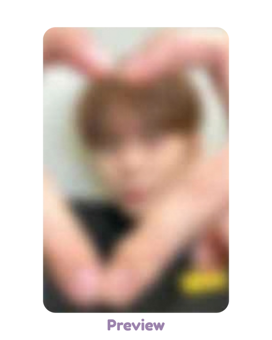 Jongho Makestar 6.2 Heart Frame ver. USA online fansign benefit Golden Hour part 5 ATEEZ