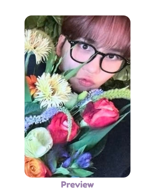 Jongho Fromm 4.0 Flower Cafe ver. Fansign Benefit Golden Hour part 5 ATEEZ