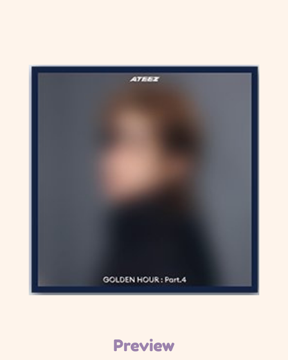 Sealed Digipack choose member Golden Hour part 4 ATEEZ