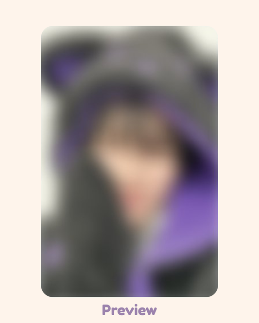 Hongjoong Makestar 4.0 Black Cat ver. fansign benefit Golden Hour part 4 ATEEZ