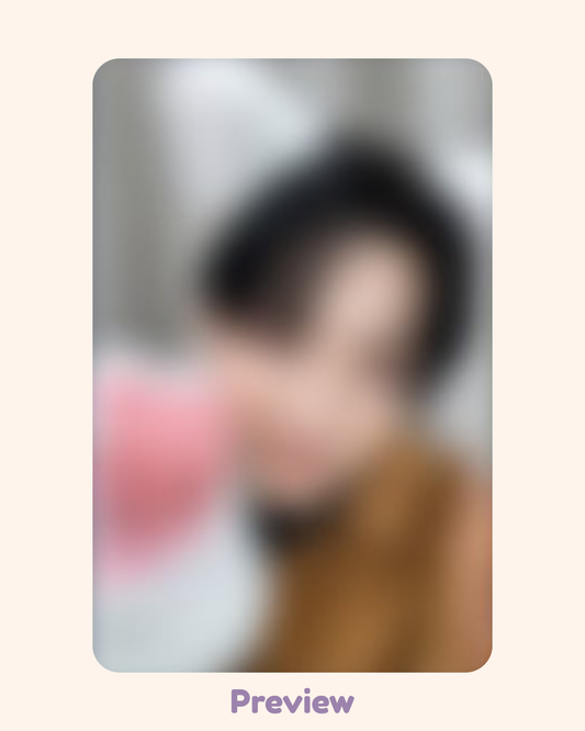 Hongjoong Dear My Muse Lucky Draw 1.1 Woolly Meow ver. Golden Hour part 4 ATEEZ