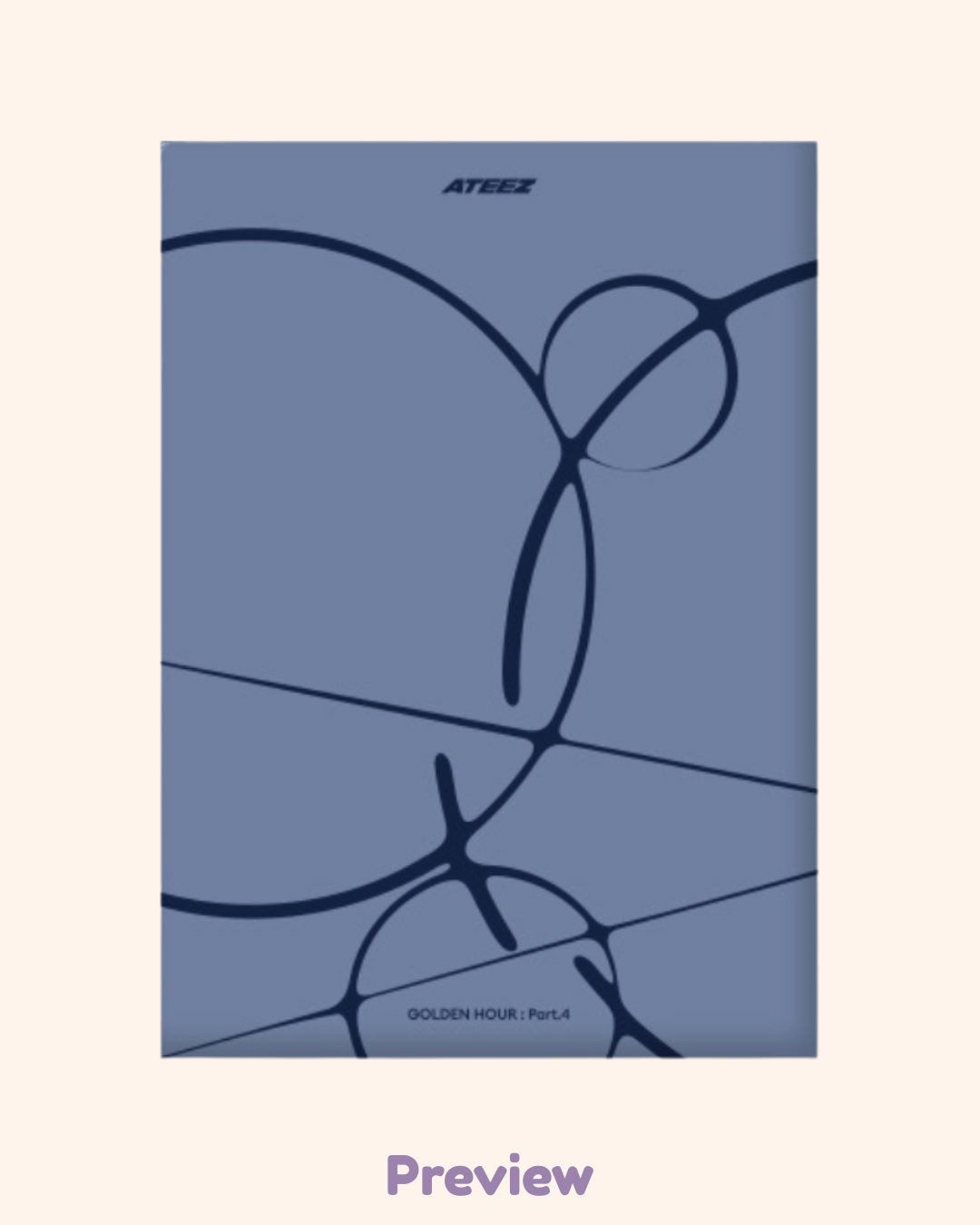 Sealed Poca album choose version Golden Hour part 4 ATEEZ