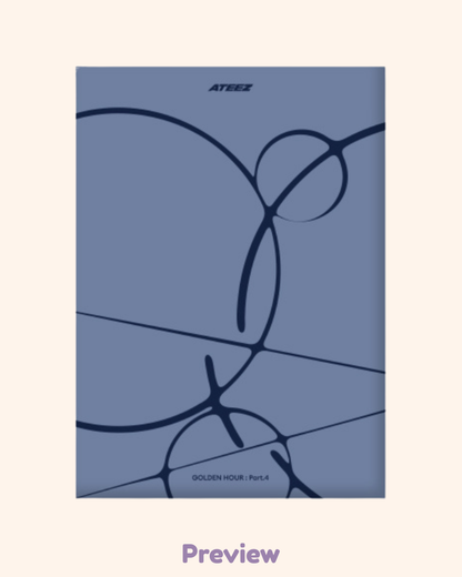 Sealed Poca album choose version Golden Hour part 4 ATEEZ
