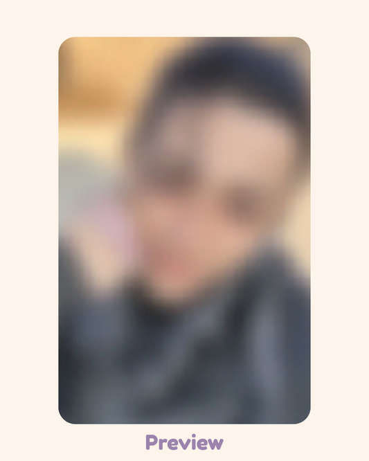 Hongjoong Apple Music 3.0 Bandaid ver. fansign benefit Golden Hour part 4 ATEEZ