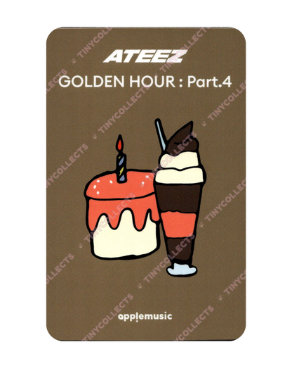 Hongjoong Cafe event benefit Apple Music/OffiK Golden Hour part 4 ATEEZ