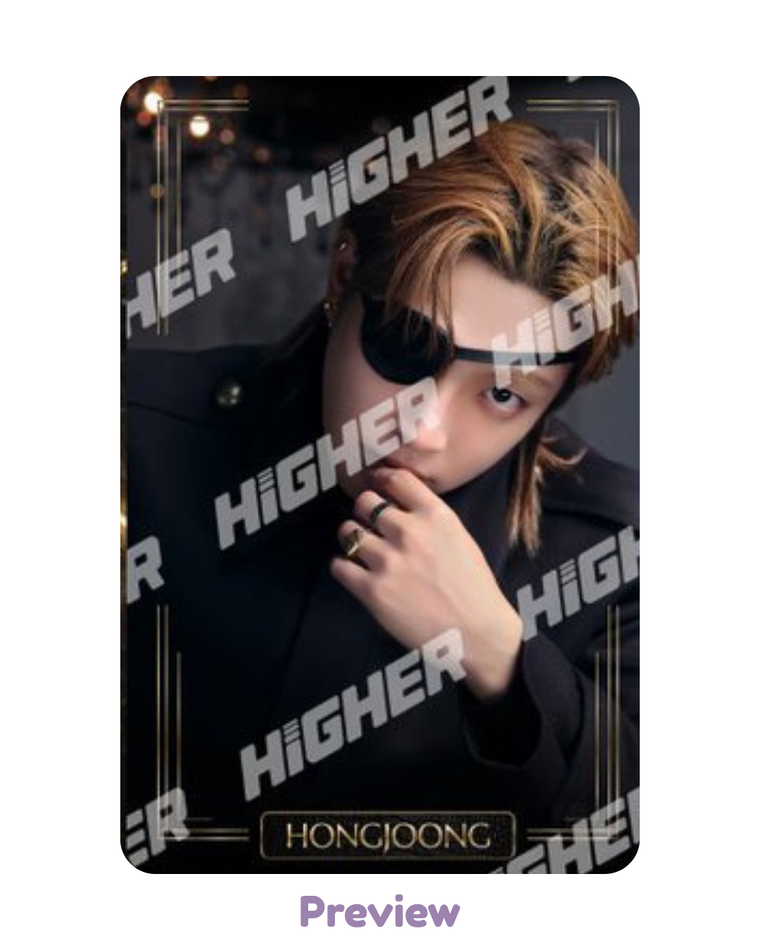 Hongjoong Higher Timepiece Adrenaline Theme C ver. Golden Hour part 4 ATEEZ