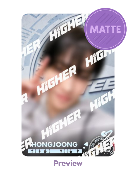 Hongjoong Higher Timepiece NASA selfie SPACE ver. Matte Golden Hour part 4 ATEEZ