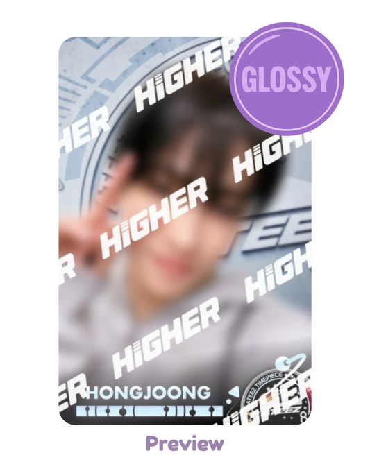 Hongjoong Higher Timepiece NASA selfie SPACE ver. Glossy Golden Hour part 4 ATEEZ