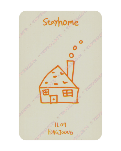 Hongjoong Stay Home 2021 HBD Merch incl. ver. B ATEEZ