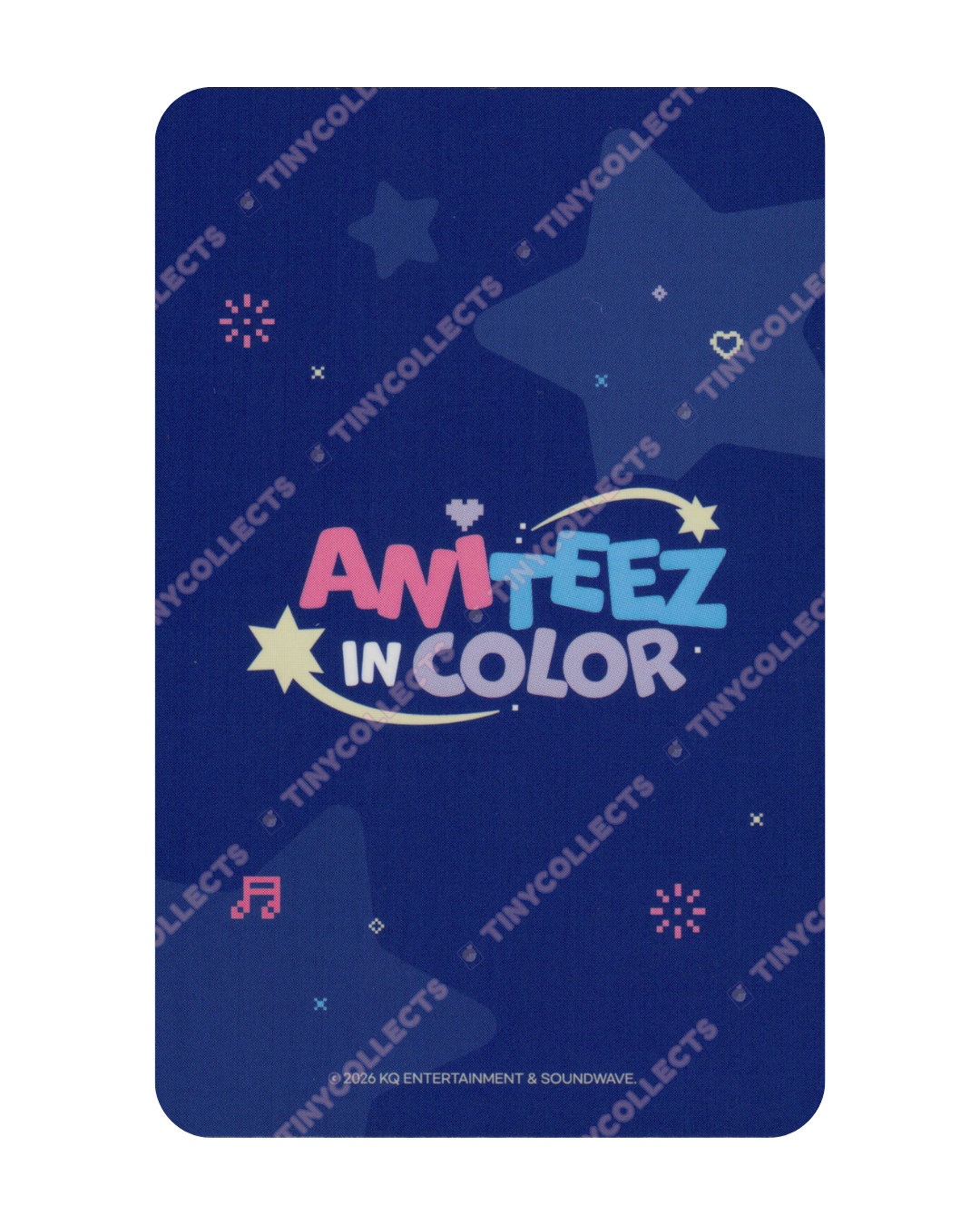 Seonghwa Trading Card 3 Aniteez in Color ATEEZ