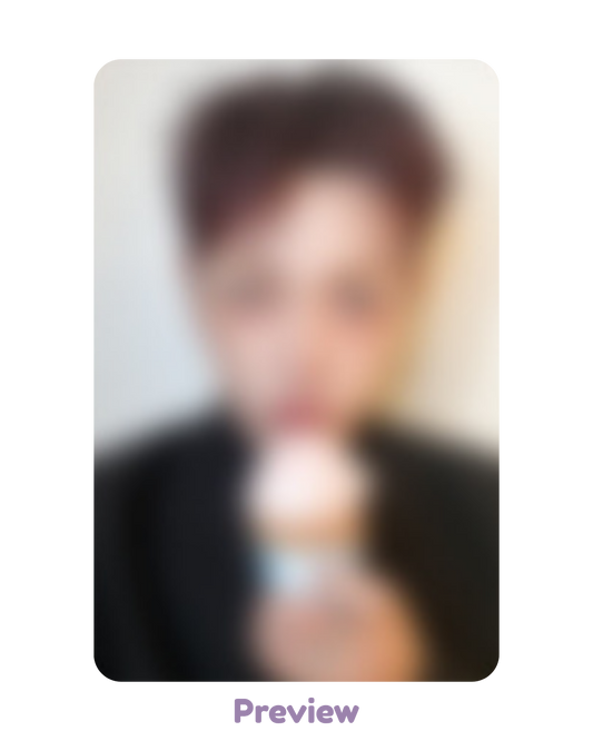Hongjoong Soundwave 2.0 Ice Cream ver. Fansign Benefit Golden Hour part 5 ATEEZ