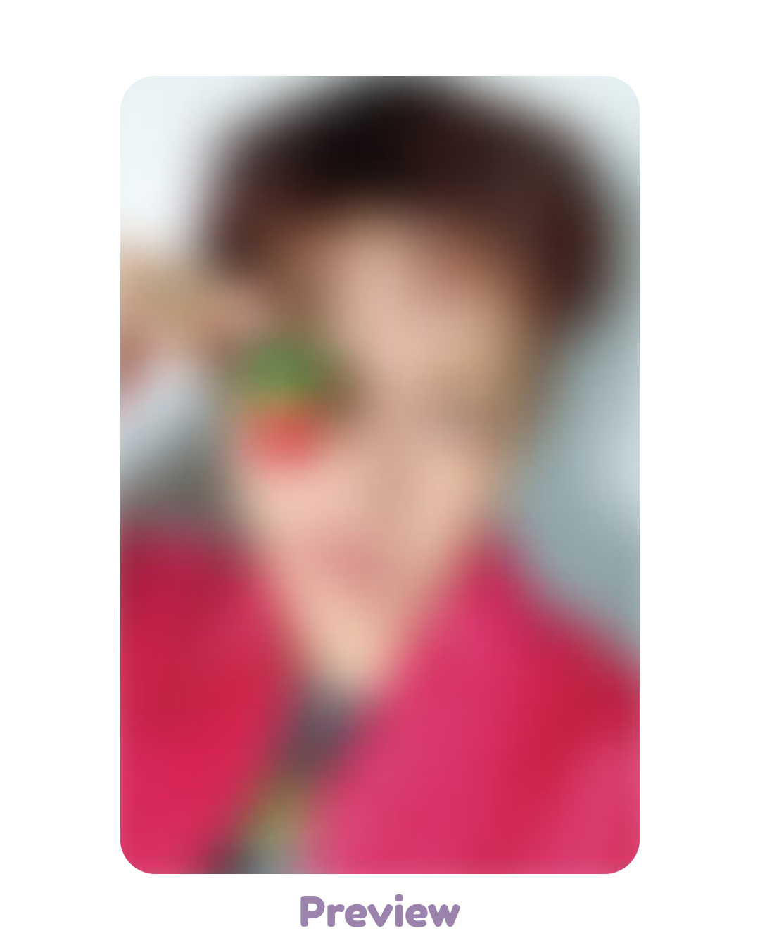 Hongjoong Makestar 2.0 Strawberry ver. Fansign Benefit Golden Hour part 5 ATEEZ