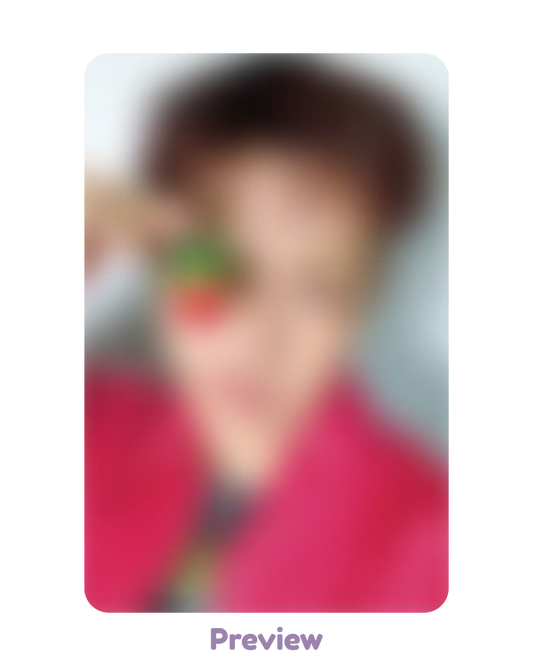 Hongjoong Makestar 2.0 Strawberry ver. Fansign Benefit Golden Hour part 5 ATEEZ