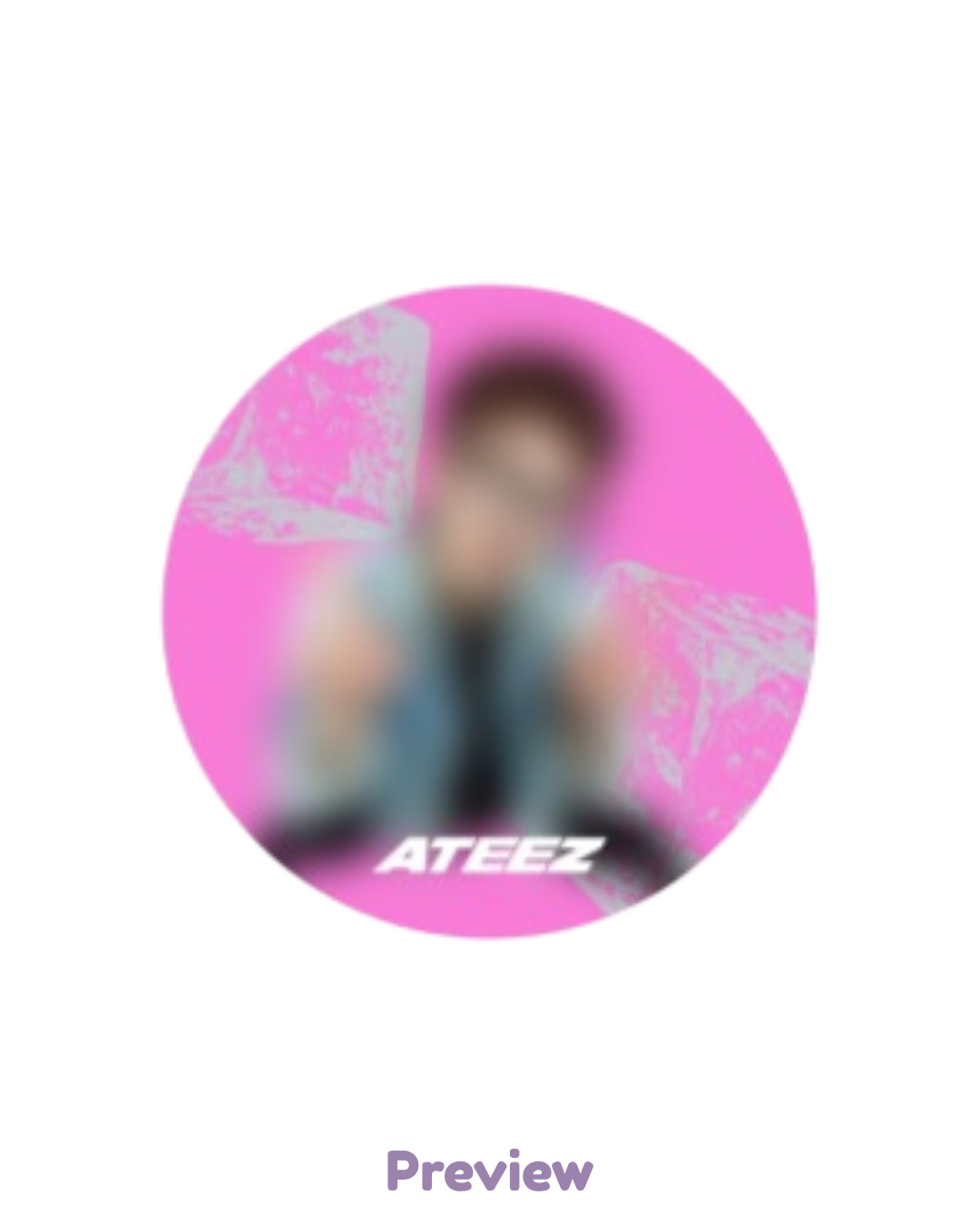Hongjoong Apple Music/Offik Cafe Event 1.2 Coaster ver. Golden Hour part 5 ATEEZ