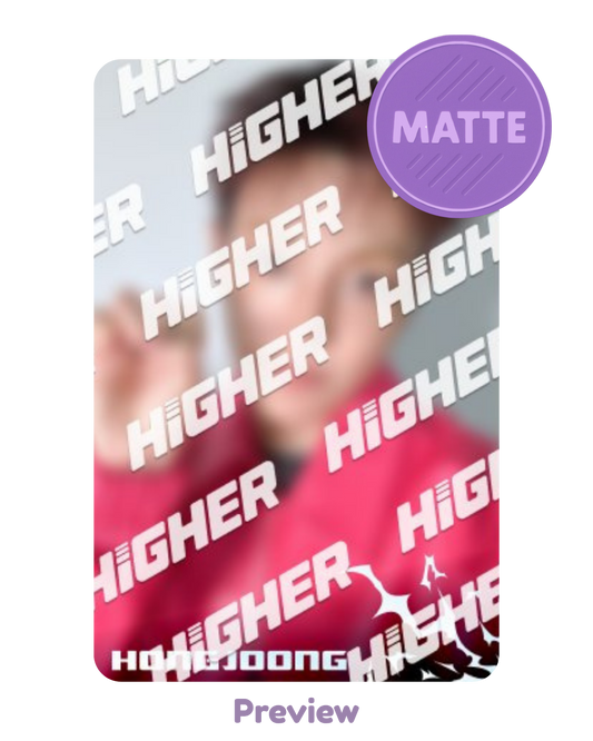 Hongjoong Higher Timepiece 1.0 Comeback Selfie ver. Matte Golden Hour part 5 ATEEZ