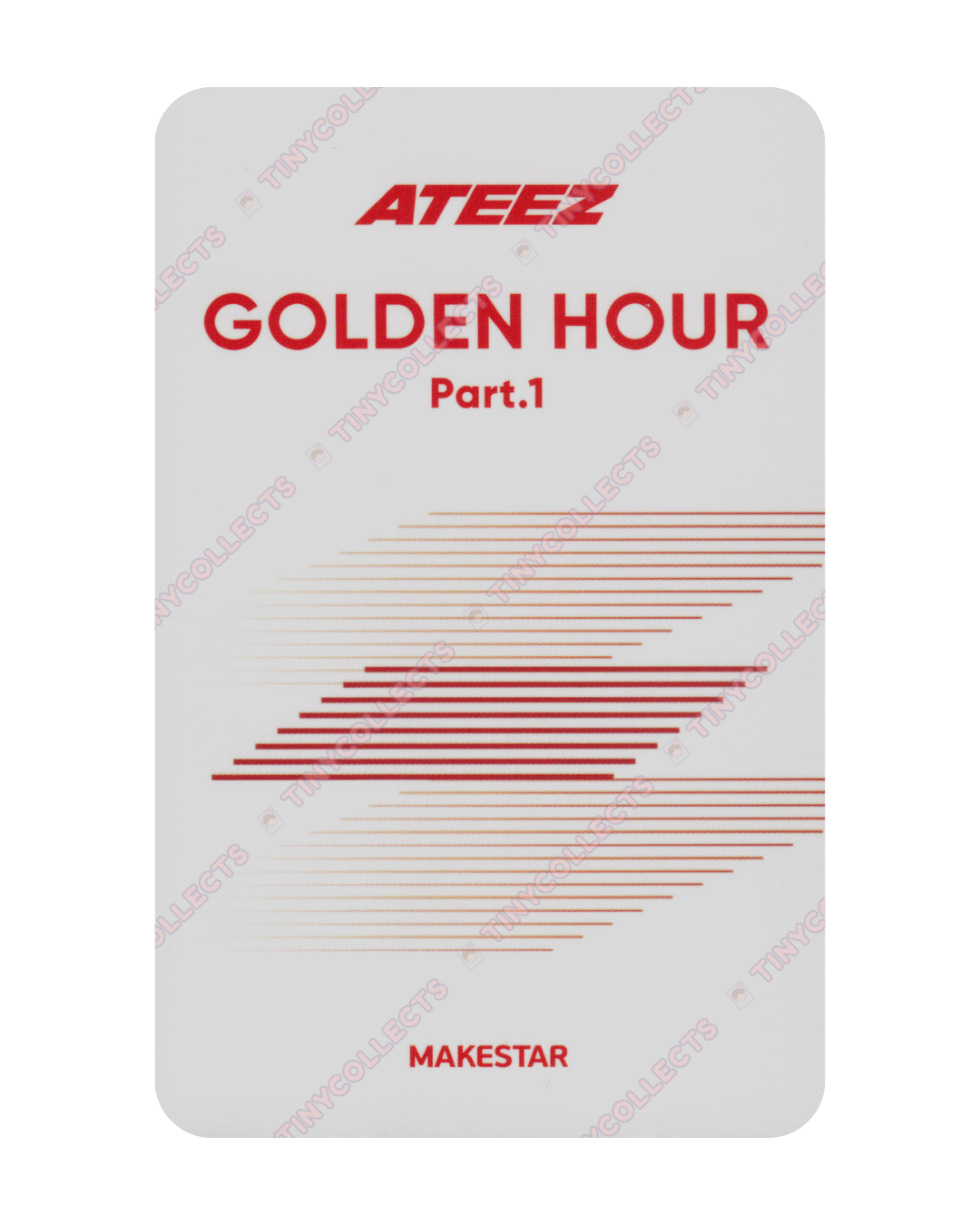 Hongjoong Makestar 3.0 Bunny Ears Headband ver. fansign benefit Golden Hour Part 1 ATEEZ