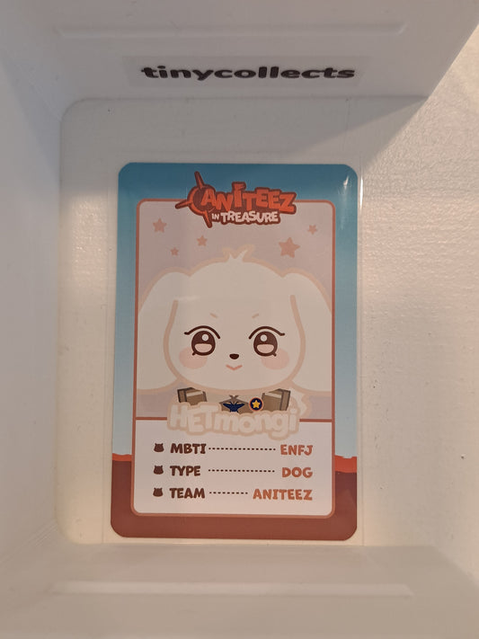 HETmongi trading card 8 Aniteez in Treasure ATEEZ