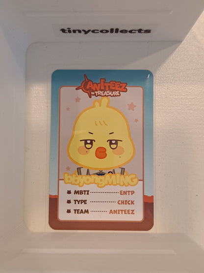bbyongMING trading card 8 Aniteez in Treasure ATEEZ