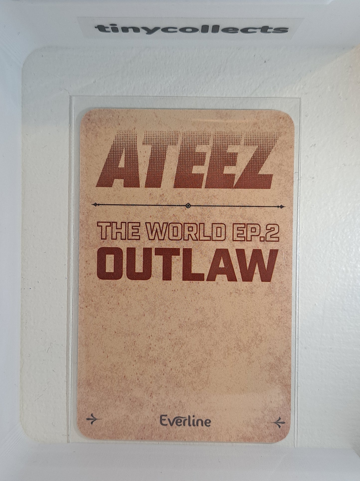 Jongho Everline pop-up Stamp Rally Outlaw ATEEZ