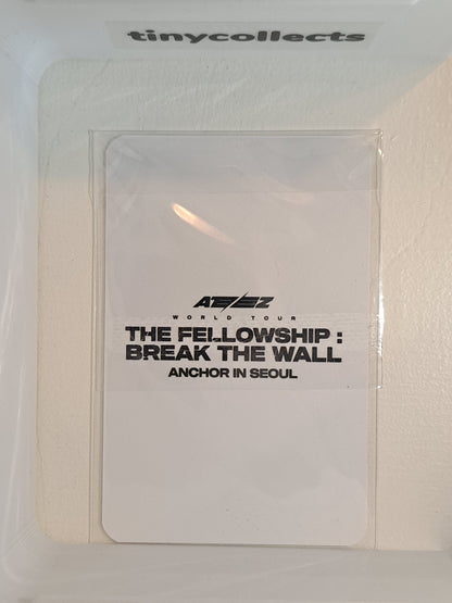 Wooyoung Break the Wall Anchor in Seoul tour ATINY Zone ATEEZ