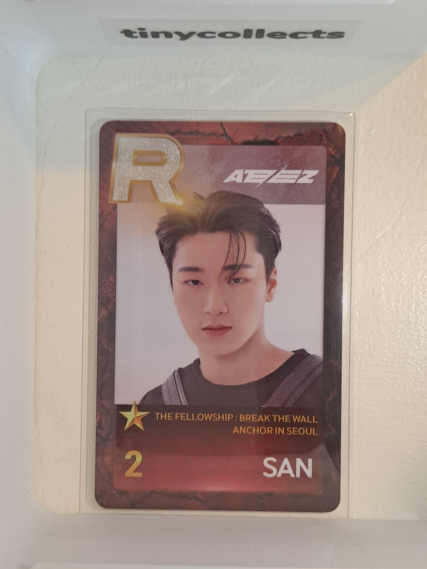 San Superstar ATEEZ booth pc Break the Wall Anchor in Seoul tour ATEEZ