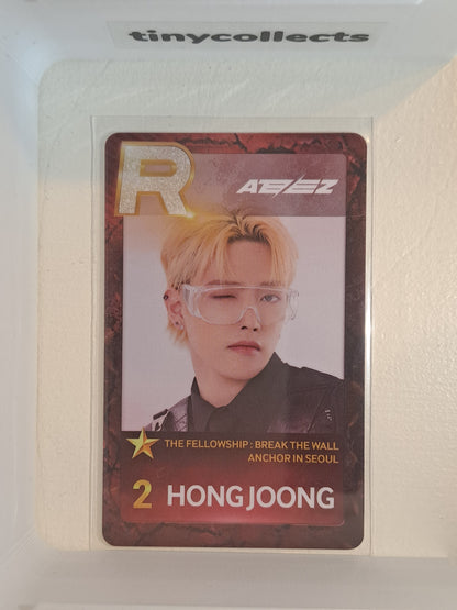 Hongjoong Superstar ATEEZ booth pc Break the Wall Anchor in Seoul tour ATEEZ