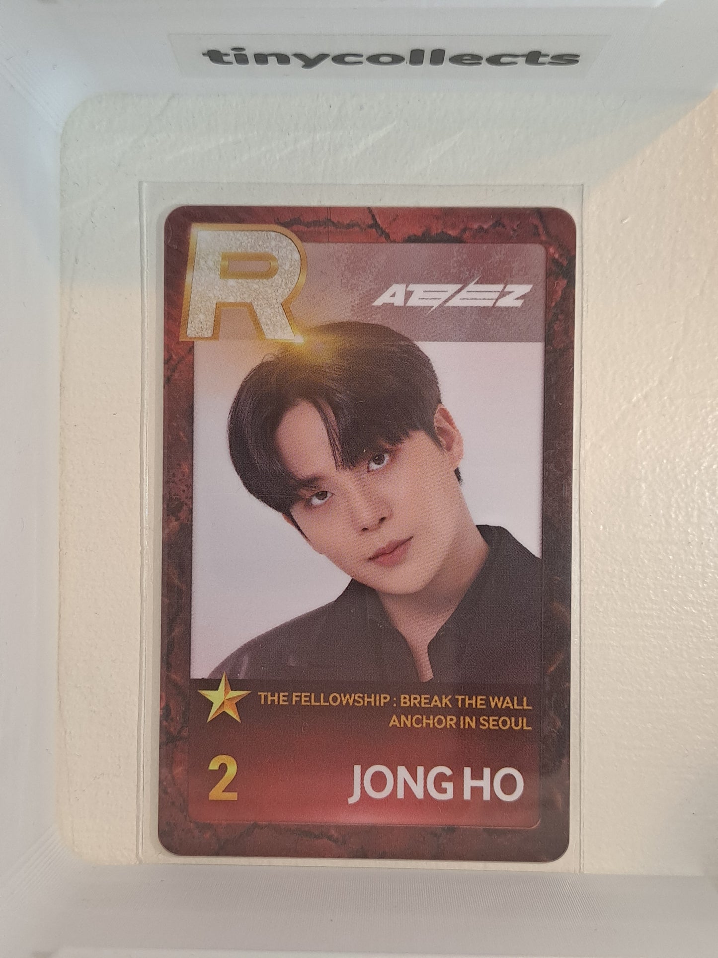 Jongho Superstar ATEEZ booth pc Break the Wall Anchor in Seoul tour ATEEZ