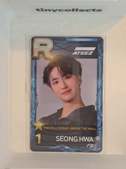 Seonghwa Superstar ATEEZ booth pc Break the Wall in Seoul tour ATEEZ