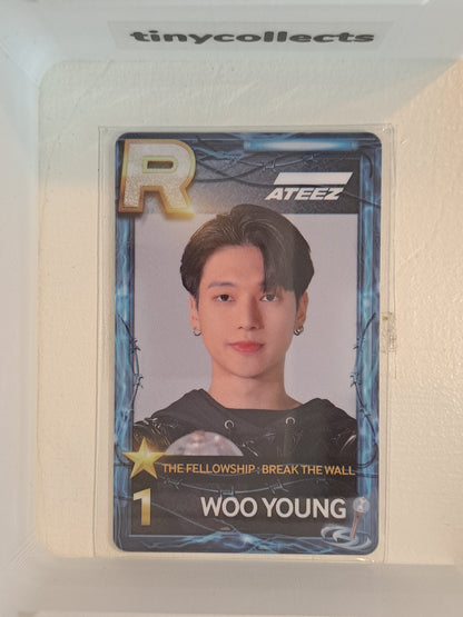 Wooyoung Superstar ATEEZ booth pc Break the Wall in Seoul tour ATEEZ