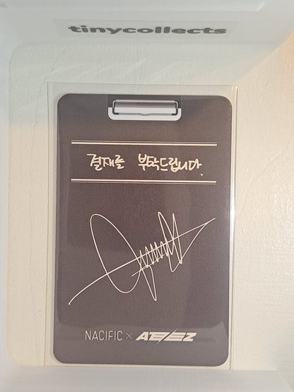 Jongho round 3 Nacific Office Nacific X ATEEZ collab