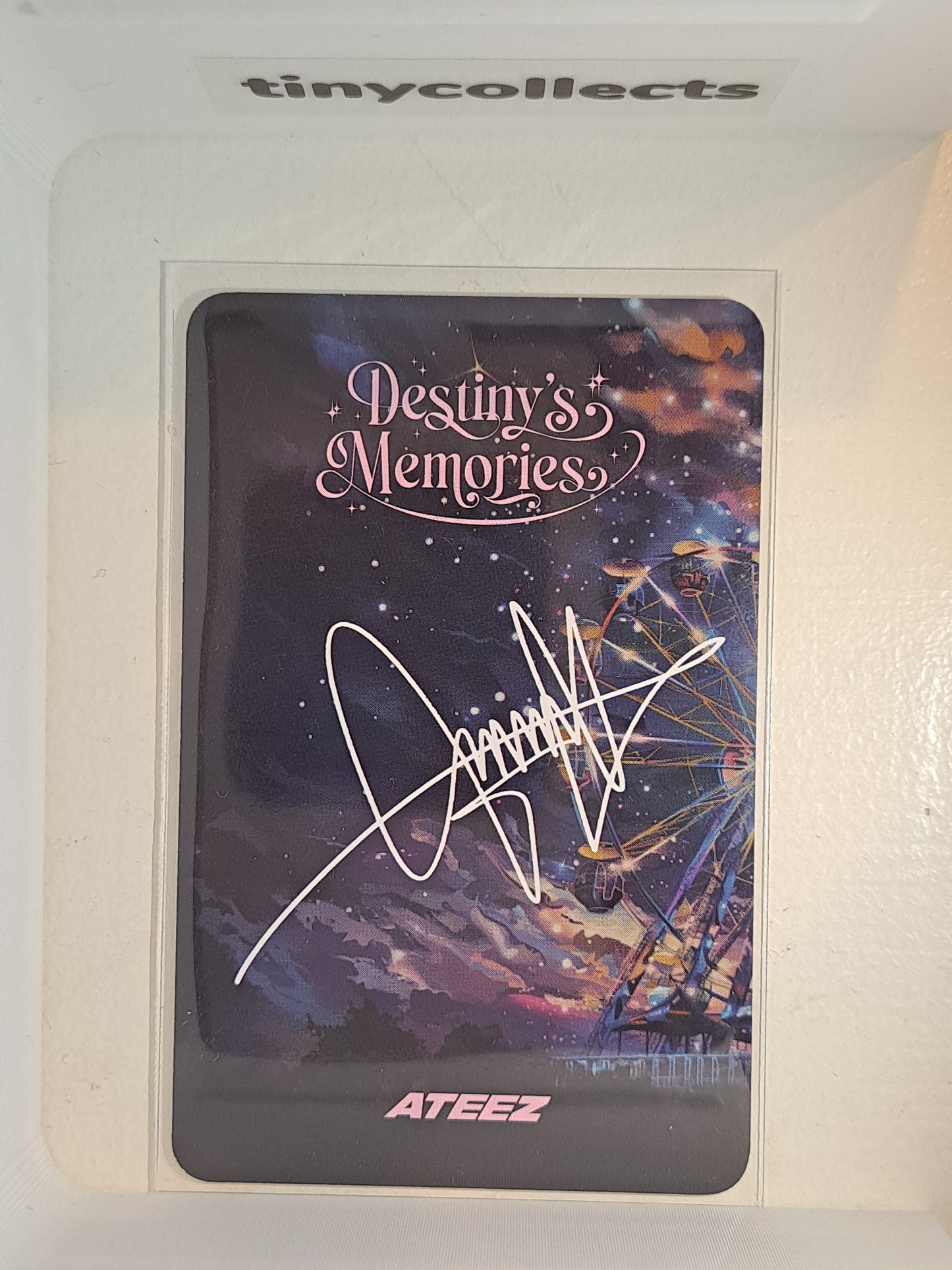 Jongho Trading Card 3 Destiny's Memories ATEEZ
