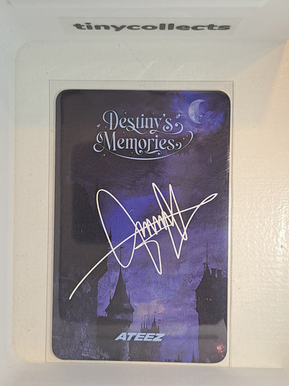 Jongho Trading Card 2 Destiny's Memories ATEEZ