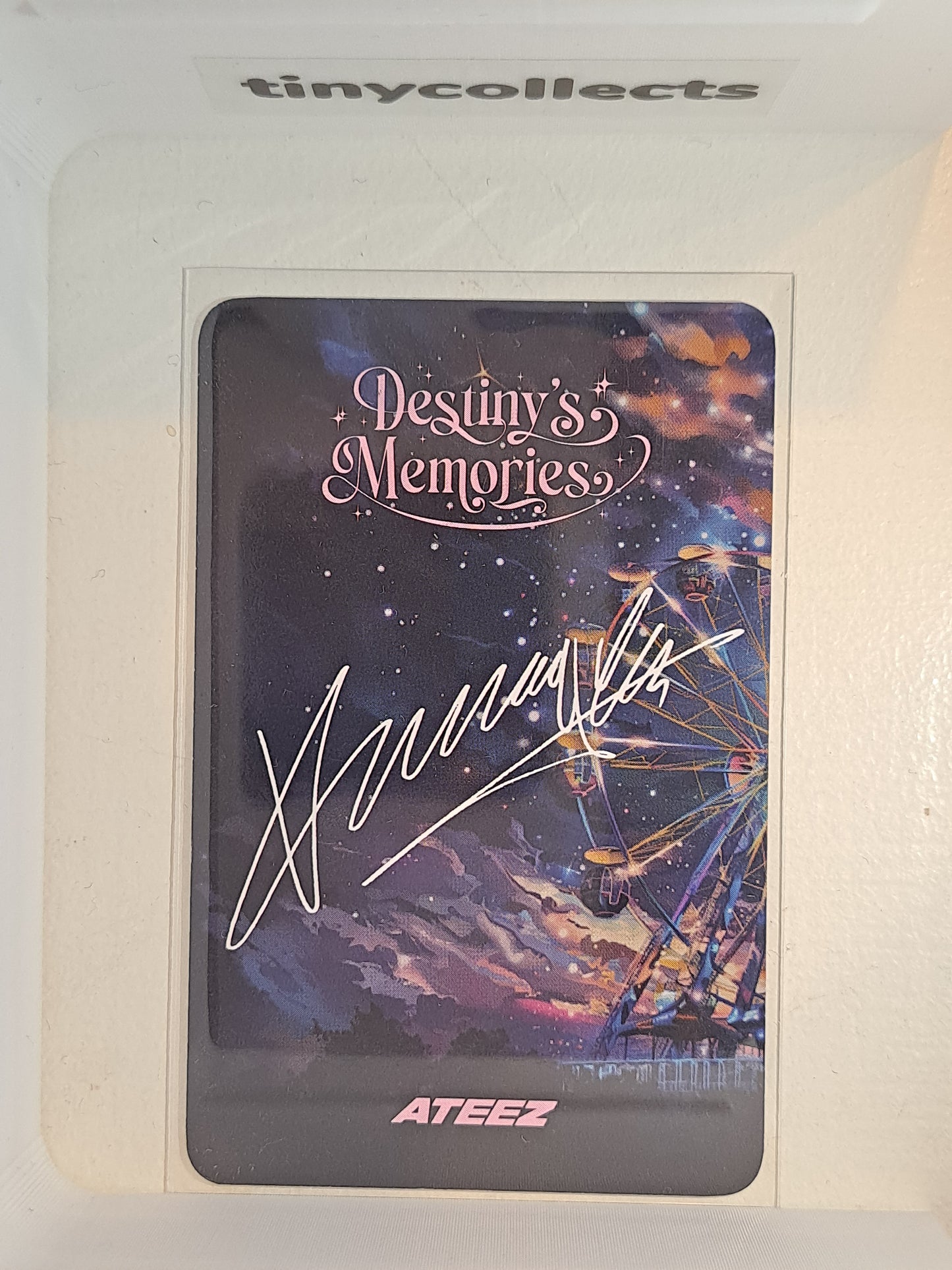 Yeosang Trading Card 3 Destiny's Memories ATEEZ