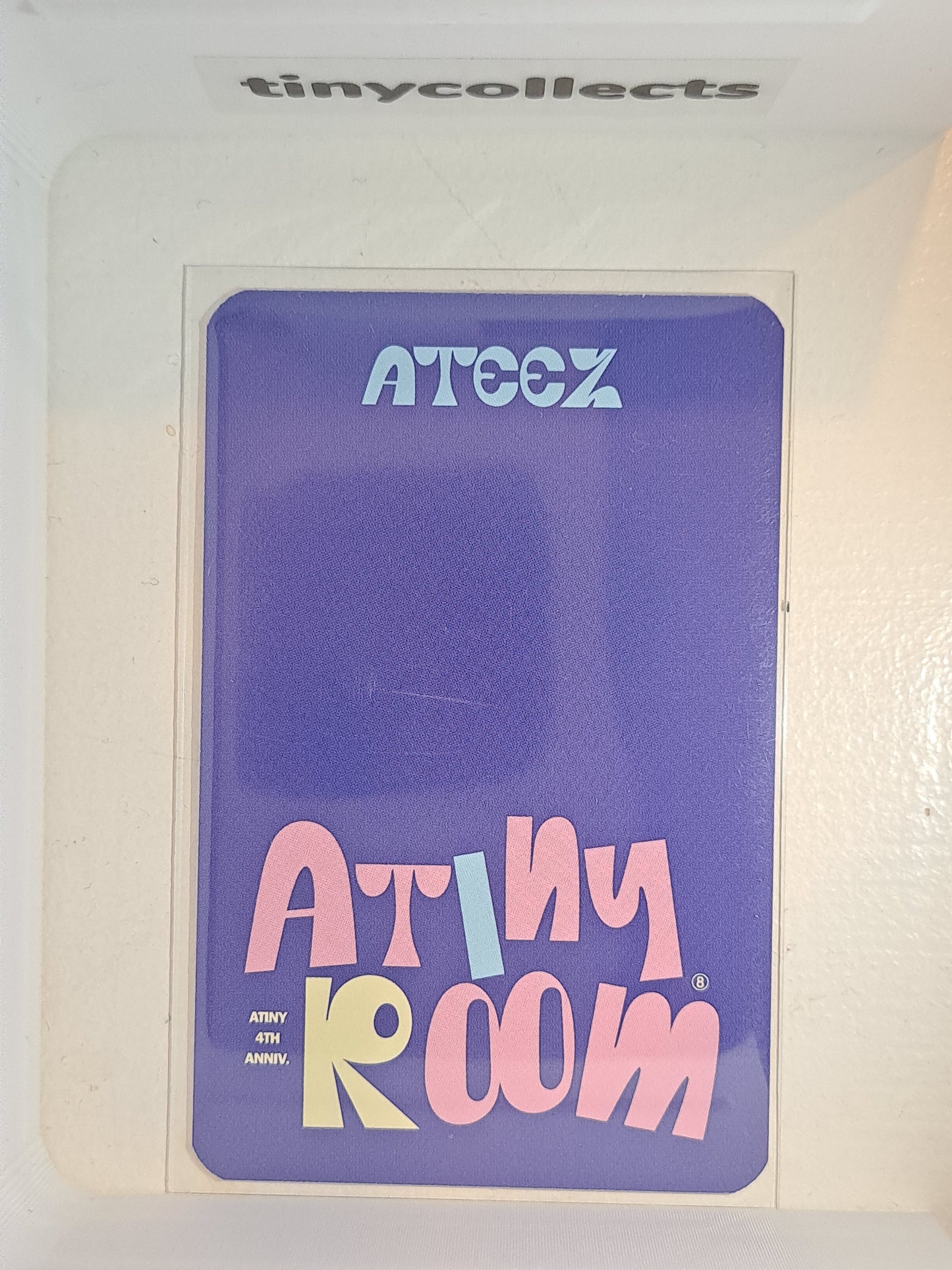 Wooyoung Atiny Room pop-up trading card 4 ATEEZ