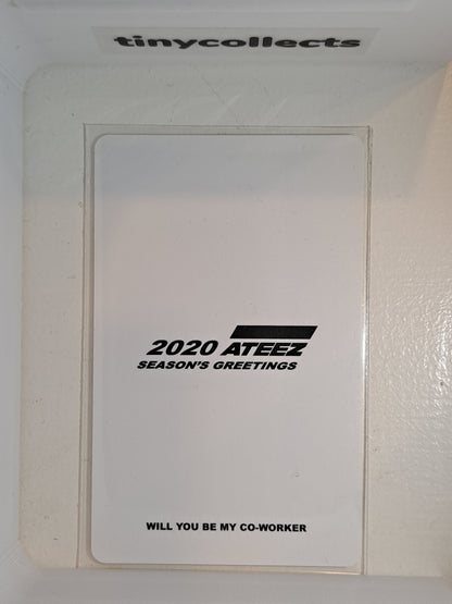 Wooyoung 2020 Season's Greetings ID card