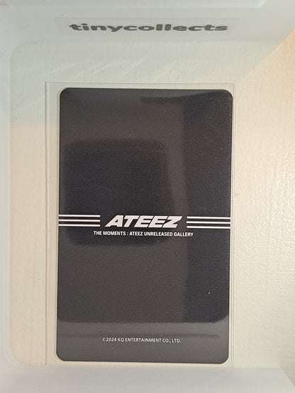 Wooyoung Trading card 3 The Moments: ATEEZ Unreleased Gallery pop-up ATEEZ