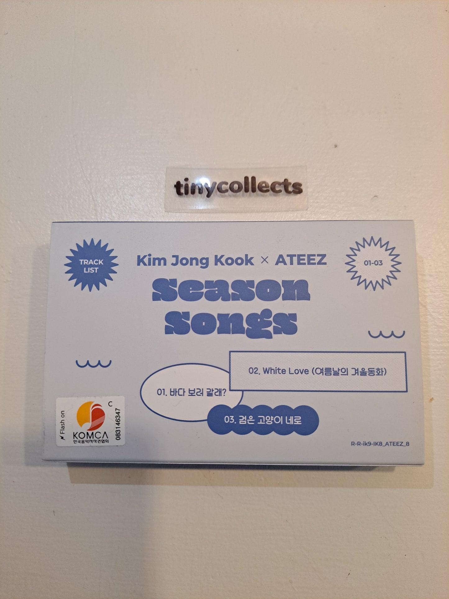 Season Songs Kim Jongkook X ATEEZ collab USB album unsealed
