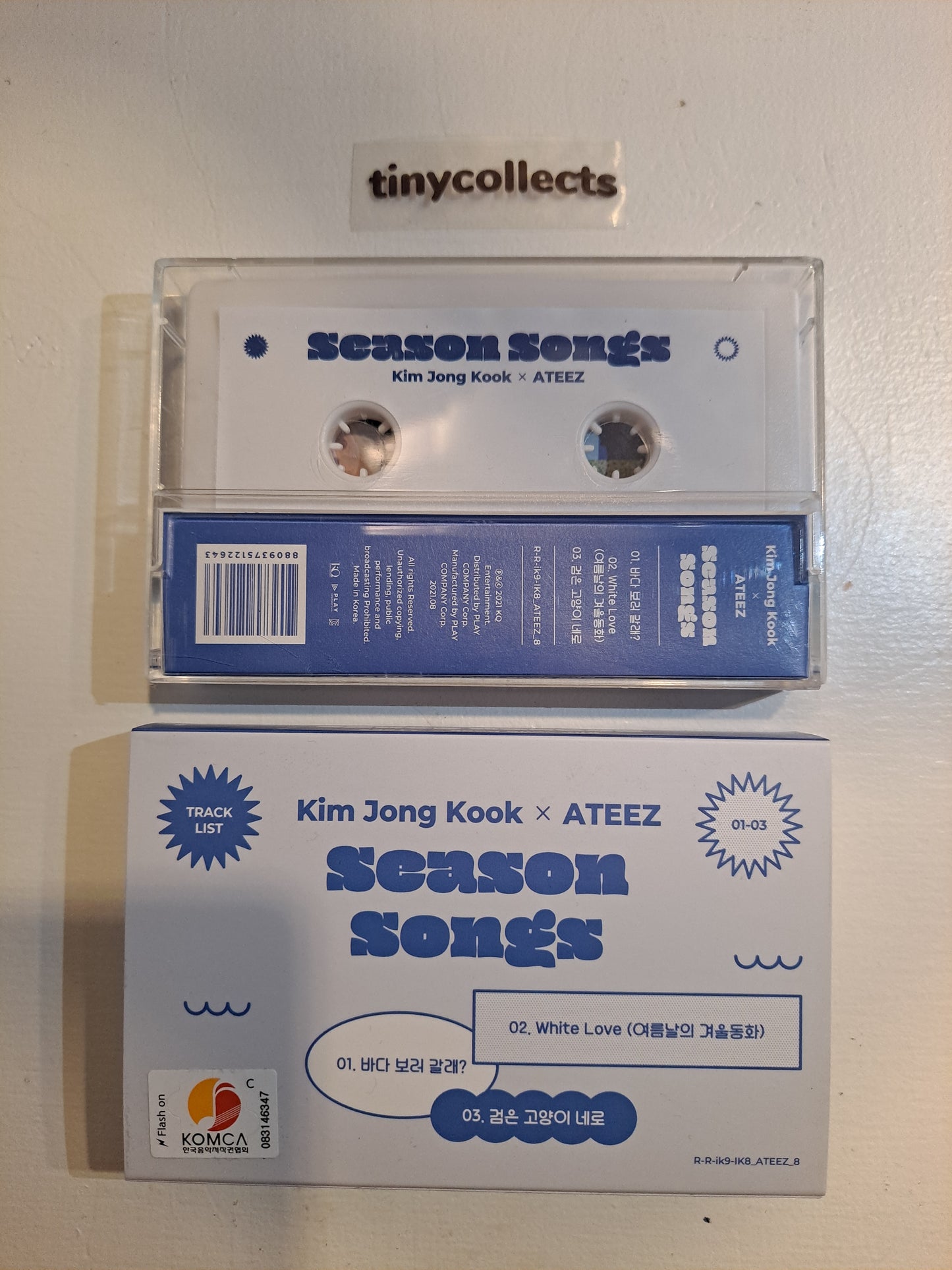 Season Songs Kim Jongkook X ATEEZ collab USB album unsealed