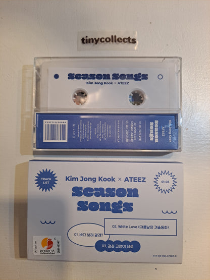 Season Songs Kim Jongkook X ATEEZ collab USB album unsealed