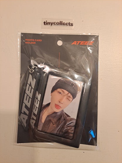 Hongjoong Photocard Holder Keyring merch Line Friends pop-up Golden Hour part 3