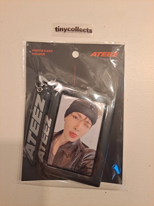 Hongjoong Photocard Holder Keyring merch Line Friends pop-up Golden Hour part 3